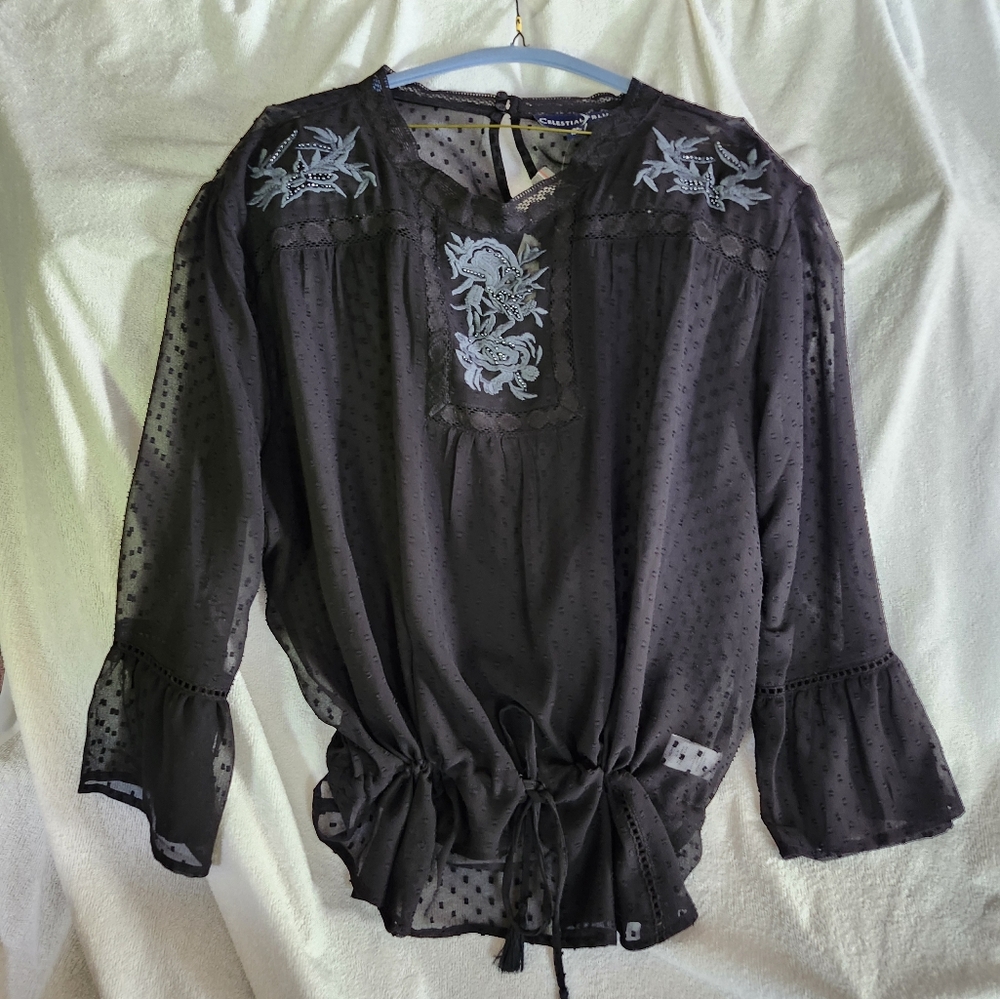 NWT Celestial Blue Top